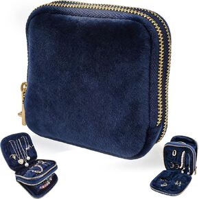 Double-layer Travel Jewelry Pouch Jewelry Organizer for Travel Travel Storage Bag Ring Pouch in Kuwait