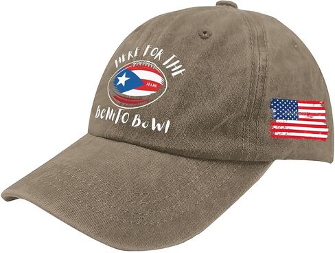 صُنعت في الولايات المتحدة الأمريكية هنا من أجل قبعة Benito Bowl Hat قبعات البيسبول القطنية المغسولة، قبعة قابلة للتعديل هدايا مخصصة لـ in Kuwait