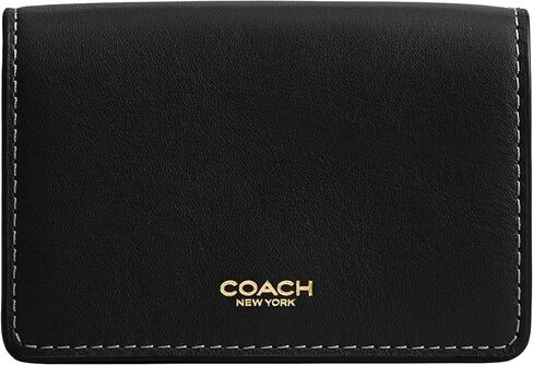 Trifold Coin Wallet in Natural Full-Grain Leather in Saudi Arabia