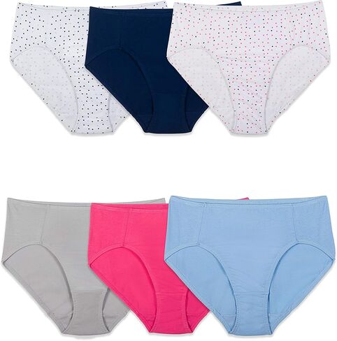 Fruit of the Loom womens Covered Waistband 6 Pack in Saudi Arabia