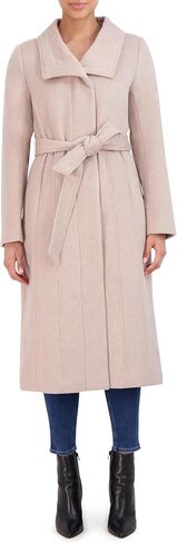 Cole Haan womens Long Sleeve Formal Slick Wool Zip Up Coat in Saudi Arabia