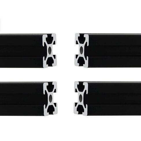 2 Pack 2020 Aluminum Extrusion Profile Length 59.06 inch / 1500mm Silver, 20 x 20mm 20 Series T Type T-Slot European Standard Extrusions Profiles Anodized Linear Rail Guide Frame for CNC in Saudi Arabia