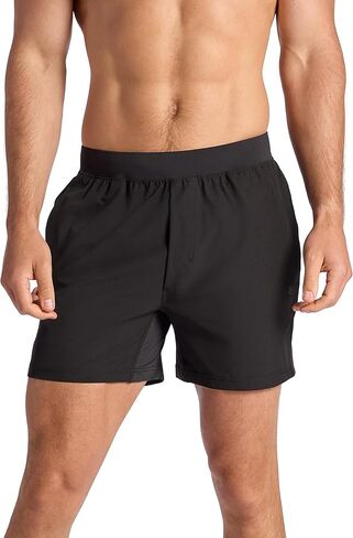 Gaiam Mens Upside 5" Short, Standard Fit, Stretch Lightweight Material, Moisture-Wicking in Saudi Arabia