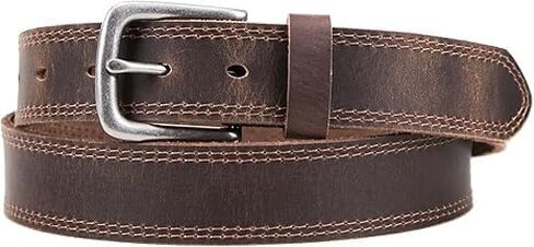 Men's Genuine Leather Dress Belt, Handmade, 100% Cow Leather, Fashion & Classic Designs for Work Business and Casual in Saudi Arabia
