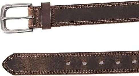 Men's Genuine Leather Dress Belt, Handmade, 100% Cow Leather, Fashion & Classic Designs for Work Business and Casual in Saudi Arabia