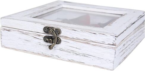 صندوق الظل 6 × 6، صناديق الظل المفصلية تعرض حافظات للصدف العتيقة، دبابيس الحشرات، دبابيس التحنيط، العملات المعدنية، أبيض متعثر in Kuwait