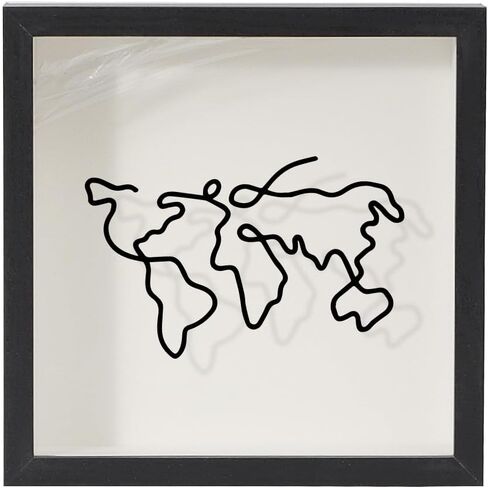 Memory Collector Shadow Box Frame - 7.9" in, Perfect for Collecting Tickets, Postcards, and More! in Saudi Arabia