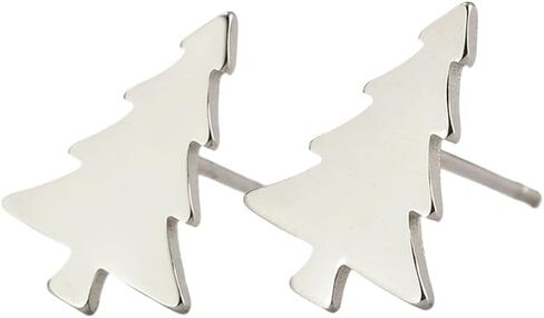 Minimalist Jingle Bell Stud Earrings, Stainless Steel in Saudi Arabia