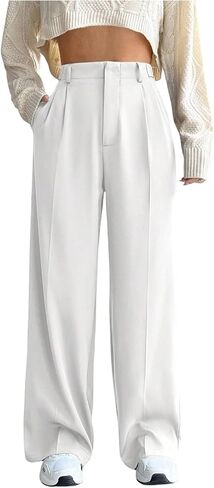 SHENHE Women's Wide Leg Dress Pants High Waist Business Casual Work Pants Trousers with Pockets in Saudi Arabia