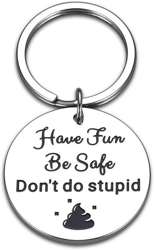 Halloween Gifts for Kids Halloween Basket Stuffers for Kids Teens Boys Girls Funny Don't Do Stupid Sh t Keychain Stocking Stuffers for Kids Teens Boys Girls Kids Girls Christmas Gifts Gag for Teen in Saudi Arabia