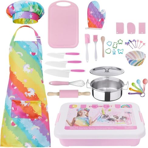 Cake Pop Kit,Kids Baking Sets for Kids,Lollipop Making Kit for Girls,Chocolate and Cupcake Making Kit Includes Silicone Cake Pop Mold for Christmas and Halloween,Carolar in Saudi Arabia