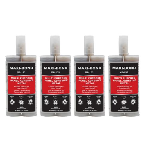 Maxi-Bond Multi-Purpose Panel Adhesive Metal, Two Part Epoxy Adhesive, Non-Sagging, High Strength, Bond to Molding Compound Panels, Metal, Fiberglass - Panel Bond Adhesive (MB-155) (1) in Saudi Arabia