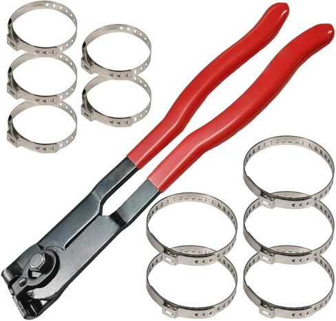 CV Boot Clamp Pliers, Carbon Steel Ear Type CV Boot Crimp Clamp, Universal Car Clic-R Collar Pliers Repair Tool for Most Cars in Kuwait