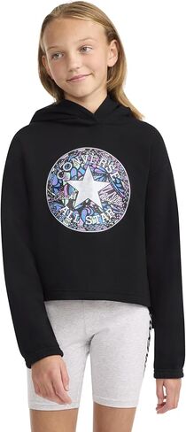 Converse Girls' Boxy Chuck Patch Pullover Hoodie in Saudi Arabia