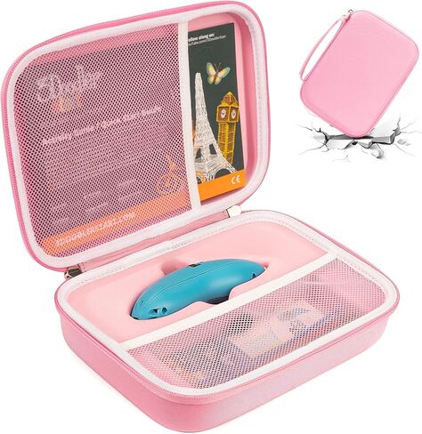 Case Compatible with 3Doodler Start+ Essentials(2024) for 3D Pen Set for Boys & Girls, Art Activity Set Storage Organizer for Educational STEM Toy Hold Filament Refill DoodlePad and Cable(Case Only) in Kuwait