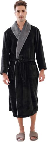 رداء حمام رجالي من الصوف الدافئ والناعم من ريتشي هاوس مقاس S إلى XL RHM2759 in Kuwait