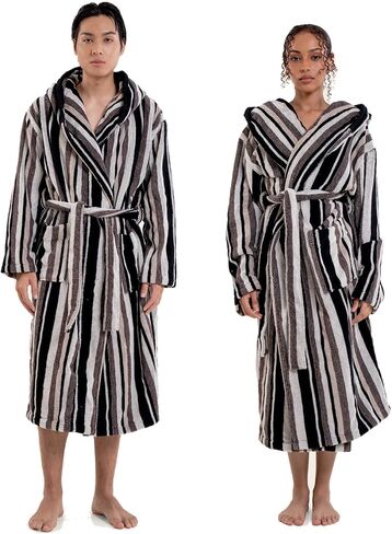 Italic Ultraplush 100% Australian Cotton Bathrobe – Luxury 420 GSM Hooded Spa Robe, Super Soft, Absorbent & Machine Washable in Saudi Arabia