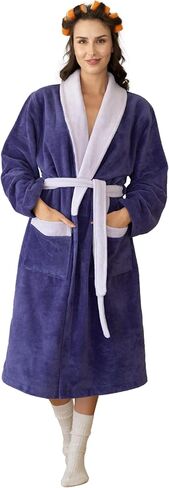 Luxury Turkish Cotton Robe, Stylish Velour & Terry Cloth Robe, Unisex Loungewear for Women and Men in Kuwait