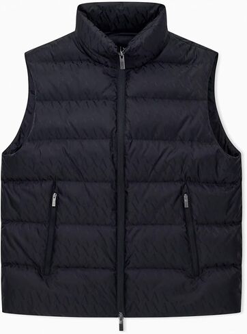 Armani Exchange mens Jacquard Down Puffer Vest in Saudi Arabia