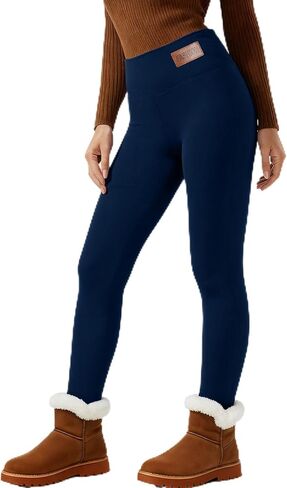 Women's Thick Leggings Winter Warm, High Waist Tights in Saudi Arabia