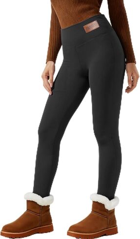 Women's Thick Leggings Winter Warm, High Waist Tights in Saudi Arabia