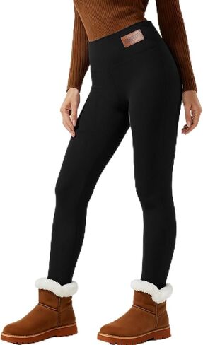 Women's Thick Leggings Winter Warm, High Waist Tights in Saudi Arabia