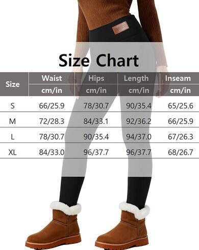 Women's Thick Leggings Winter Warm, High Waist Tights in Saudi Arabia