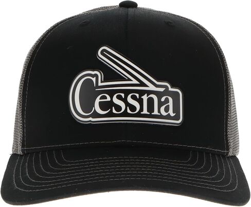 Cessna 50's & 60's Logo Velocity Trucker Hat - Black/White in Kuwait