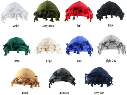 4 Pcs Turban for Men,Vintage Twist Durag Scarf Head Wraps,Velvet Halo Turban for Men,Turban Beanie Hat (Medium,Style B) in Saudi Arabia