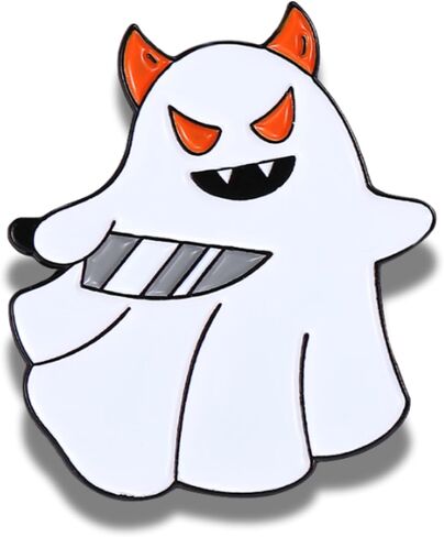 Halloween Ghost Enamel Pin, Spooky Horror Lapel Badge Bat Pins, Funny Scary Cartoon Brooch for Backpack, Jacket, Hat, Spooky Costume Accessories, Halloween Gifts in Saudi Arabia