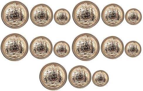 Wakauto 30 Piece Antique Metal Buttons with Round Shaped, 25mm/1 in Blazer Button Set Vintage Sewing Buttons for Coats Jacket DIY Craft (Black) in Kuwait