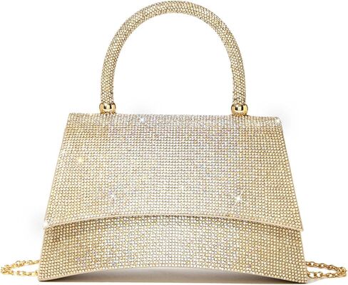 Rhinestones Clutch Purse for Women Sparkly Shoulder Bag and Handbags for Wedding Party Evening Crossbody Bag in Saudi Arabia