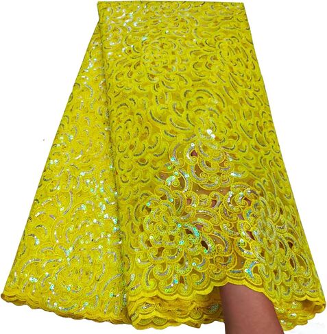 Bestway Lace Army Green Mesh African Lace Fabric French Floral Army Green and Teal Sequins Embroidered Fabric With Rhinestones Nigerian Wedding Asoebi Dress Material 5 Yards in Kuwait