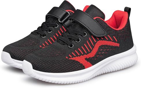 SILLENORTH Boys Girls Sneakers Slip on Lightweight Breathable Kids Running Walking Shoes for Toddler/Little Kid/Big Kid in Saudi Arabia