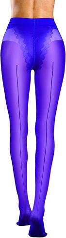 FANCAME Women's Sheer Tights – Back Seam Pantyhose with Reinforced Toe & Cuban Heel, Plus Size Stockings in Saudi Arabia