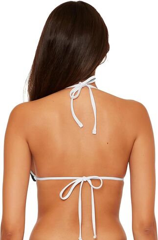 BECCA Women's Sport Mode Triangle Bikini Top, Adjustable, Tie Back, Swimwear Separates in Saudi Arabia