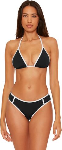 BECCA Women's Sport Mode Triangle Bikini Top, Adjustable, Tie Back, Swimwear Separates in Saudi Arabia