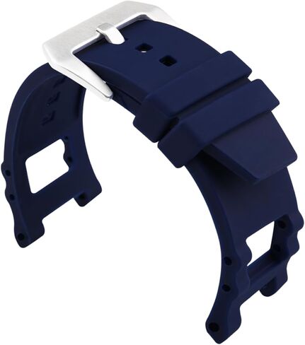 XIW متوافق مع 28 مم Invicta Subaqua Noma III 0736 0779 0924 1149 1150 14942 1577 5511 6043 10104 سوار ساعة مطاطي (أزرق) in Kuwait