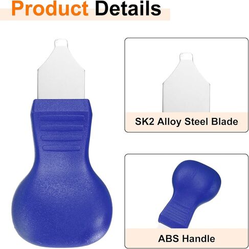 HARFINGTON Watch Back Cover Opener Tool 5mm Width Alloy Steel Blade Removal Tool Case Pry with ABS Handle for Watch Battery Repair Replacement, Blue in Saudi Arabia