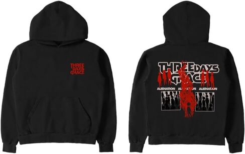 Three Days Grace unisex-adult Three Days Grace Official Merch Alienation Pull Hoodie in Saudi Arabia
