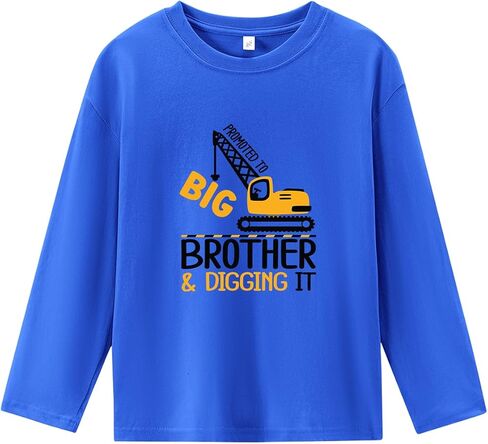 Promoted to Big Brother T Shirt Gift for Toddler Boy Big Bro Announcement T-Shirt Tees 2-8 Years in Saudi Arabia