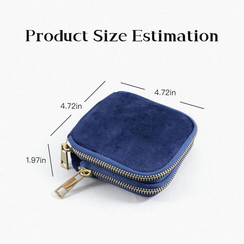 حقيبة مجوهرات للسفر بطبقة مزدوجة منظم مجوهرات للسفر وحقيبة تخزين السفر وحقيبة حلقية in Kuwait