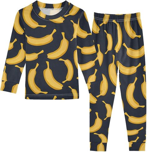 ALAZA Pig Piggy Flower White 2 Piece Pajama Set Long Sleeve Top and Pants Sleepwear Unisex in Saudi Arabia