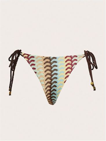 OYOANGLE 3 Piece Swimsuits for Women Colorful Crochet Triangle Halter Bikini Set with Cover Up Beach Shorts in Saudi Arabia