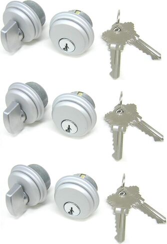 Pacific Doorware Pware Offront Door Dore Lock Cylinder & Thumbturn ، Adams Rite Cam ، in Duronotic in Kuwait