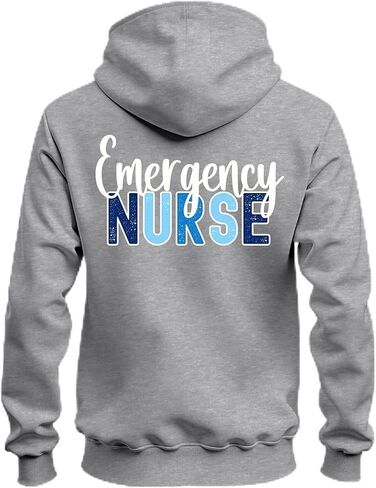 Emergency Nurse RN Full Zip Hoodie, ER Nurse sweatshirt, ED Nurse jacket, unisex in Saudi Arabia