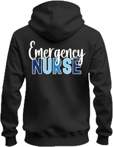Emergency Nurse RN Full Zip Hoodie, ER Nurse sweatshirt, ED Nurse jacket, unisex in Saudi Arabia