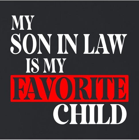كنزة بغطاء للرأس من Go All Out My Son In Law هو طفلي المفضل، هدية مضحكة للرجال والنساء in Kuwait