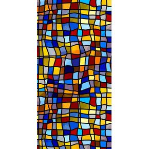 Windowpix 18 × 48 سيمفوني نمط الزجاج الملون شباك الفيلم فيلم التشبث الثابت تصفية الأشعة فوق البنفسجية توفير الطاقة in Kuwait