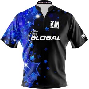 Logo Infusion I AM بولينج جيرسي كم قصير ياقة وشاح 2132-9G صنع في الولايات المتحدة الأمريكية 900 Global in Kuwait